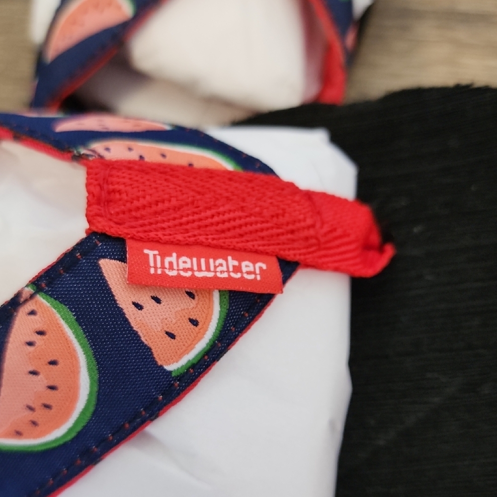 TIDEWATER Watermelon Print Sandals with Red Straps - Picture 3 of 9